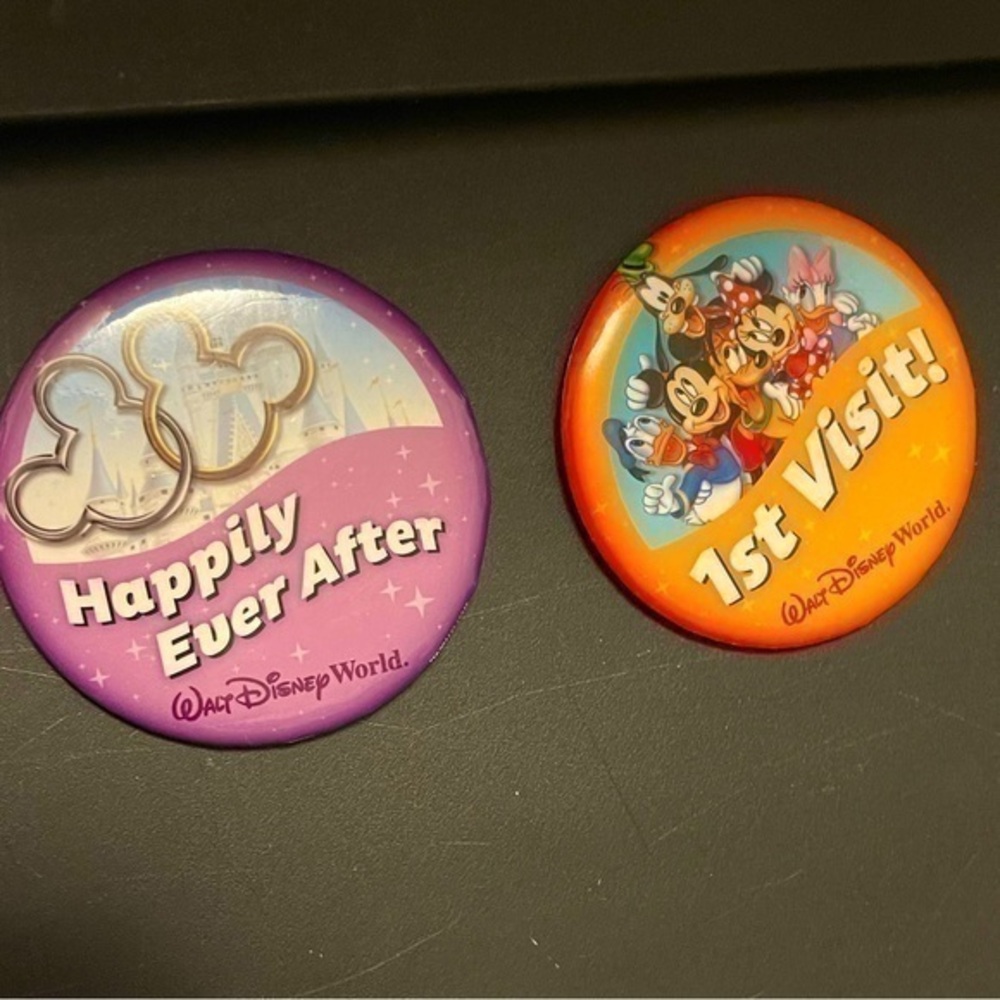 Walt Disney World Buttons